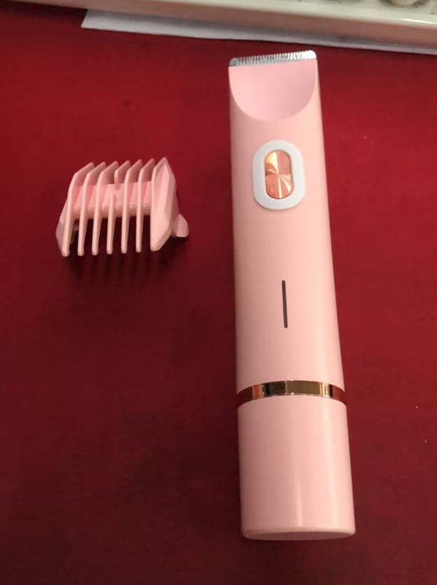 2 In 1 Hair Remover Women's Double Head Shaver Private Pubic Hair Trimmer Electric Razor Wet Dry Electric Body Hair - NOMAN STORE LLC