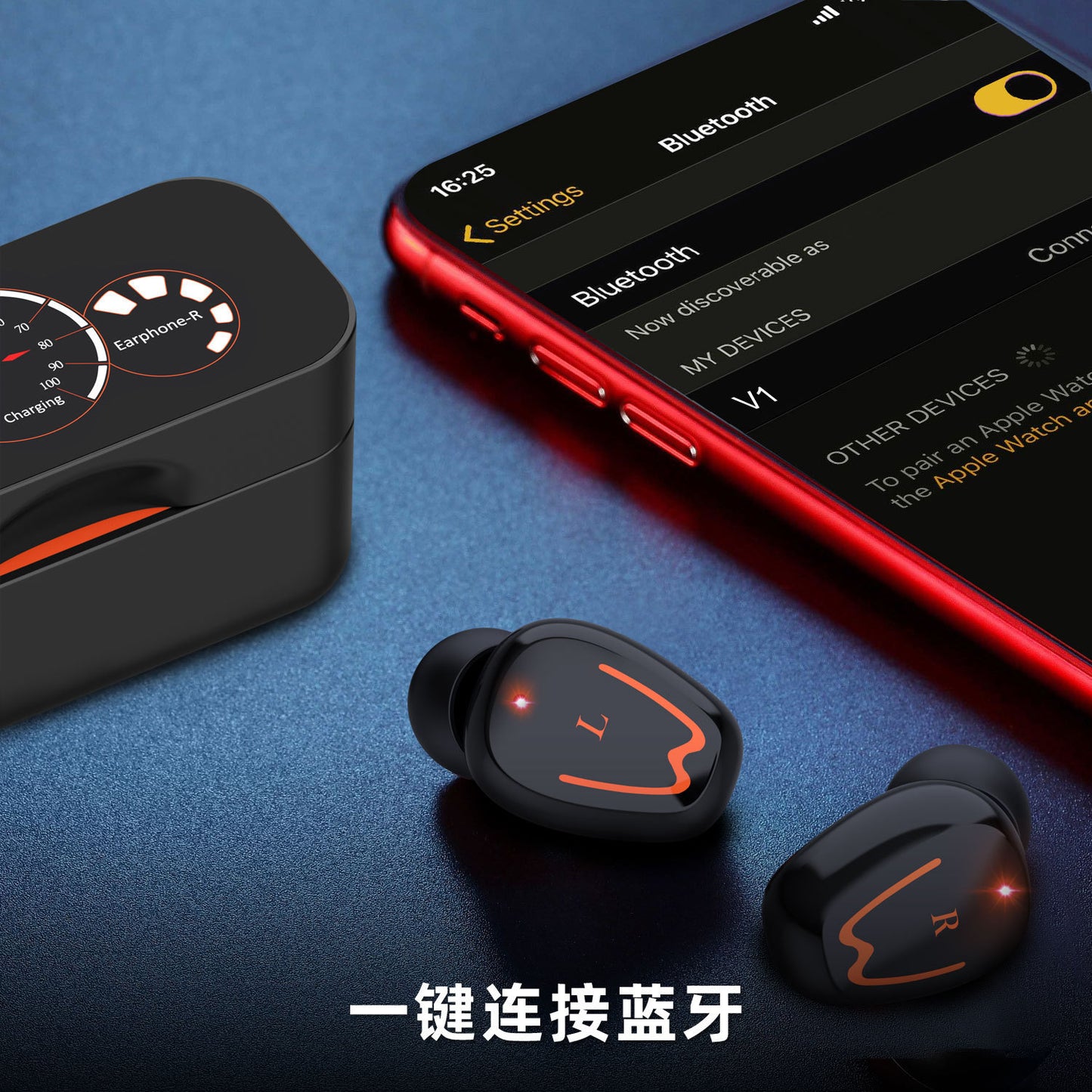 TWS innovative simple wireless bluetooth headset