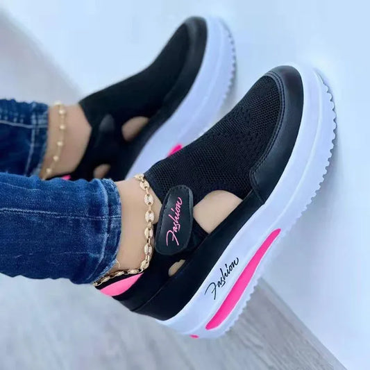 Women's Sneakers Summer New Ladies Casual Low Wedge Breathable Non-Slip Comfort Feamle Sport Shoes Mesh Shoes Fashion Style - NOMAN STORE LLC