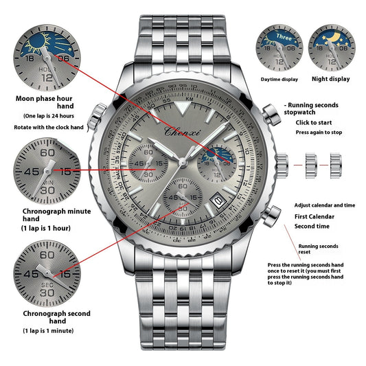 Stylish And Versatile Watch Men - NOMAN STORE LLC