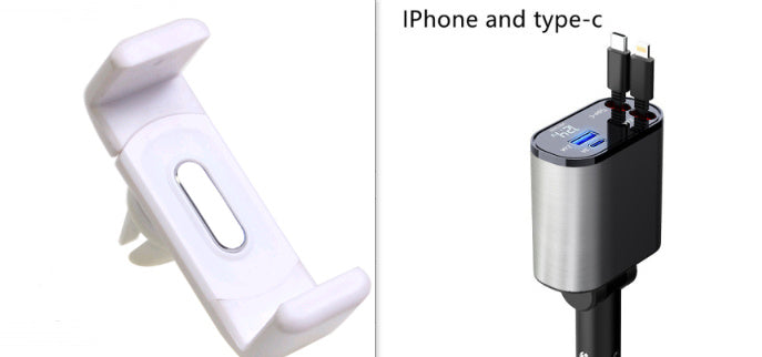 Metal Car Charger 100W Super Fast Charging Car Cigarette Lighter USB And TYPE-C Adapter - NOMAN STORE LLC