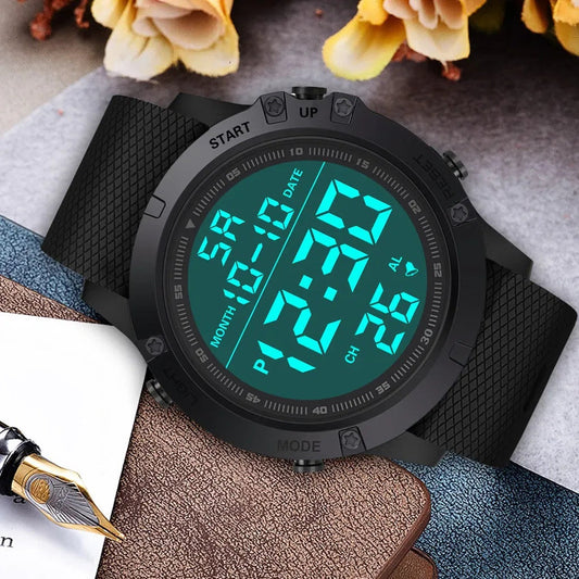 Waterproof Digital Sports Watch Military Tactical LED Backlight Wristwatch Men - NOMAN STORE LLC
