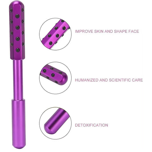 30 Germanium Beauty Stick Massage Beauty Stick Facial Roller Face Lift Bar Anti Wrinkle Facial Massager Skin Care Tool Derma Rolling Face Massage Roller Wand - NOMAN STORE LLC