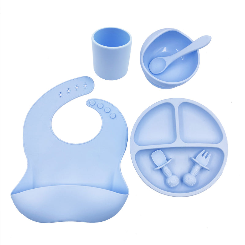 Baby Cutlery Set Silicone Bib Silicone Cup Spoon 00671e76-55bd-499a-b9d8-b5a5080a82da