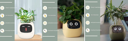 Smart Planter Endless Fun Over 49 Rich Expressions 7 Smart Sensors And AI Chips Make Raising Plants Easy And Fun - NOMAN STORE LLC