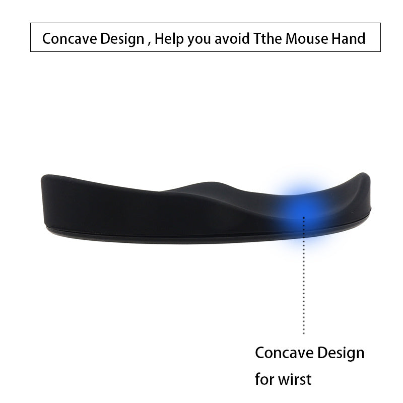 Ergonomic Mouse Wrist Rest Mouse Pads Silicon Gel Non-Slip Streamline Wrist Rest Support Mat Computer Mouse Pad For Office Gaming PC Accessories 04ec4909-278d-4578-9d9c-dc8bb138539e