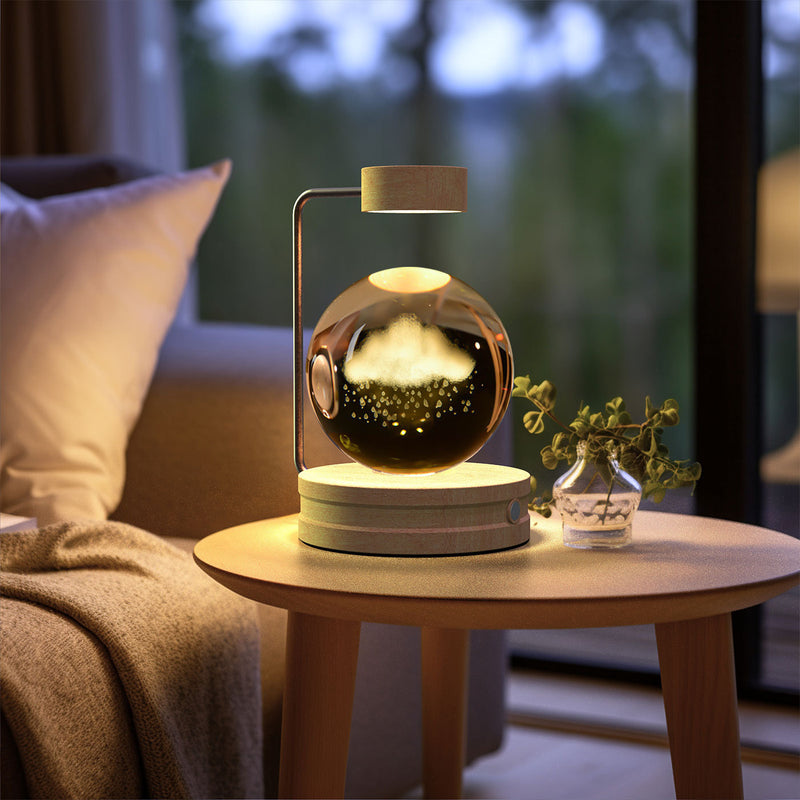 Crystal Ball Cosmic Dinosaur Indoor Night Light USB Power Warm Bedside Light Birthday Gift Night Lamp 0613058c-669a-4ba7-b235-61bd71e3de41
