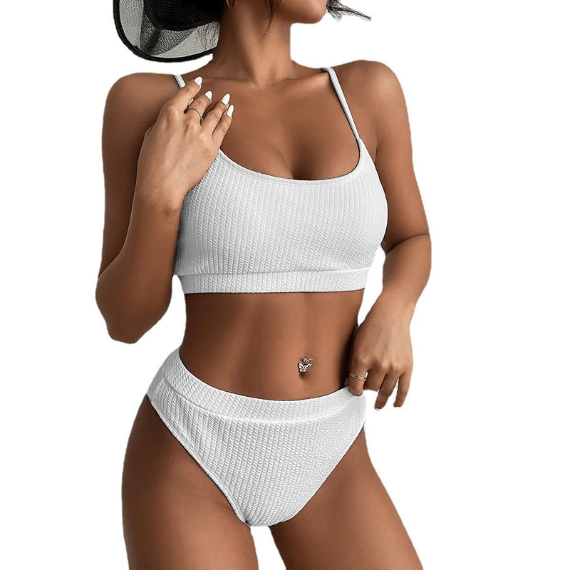 High Waist Bikini Swimwear Women Swimsuit New Push Up Biquini Ribbed Bathing Suit Women Sexy High Cut Bikinis Set 07424e6b-1c35-472f-a741-6ef8e688ec59