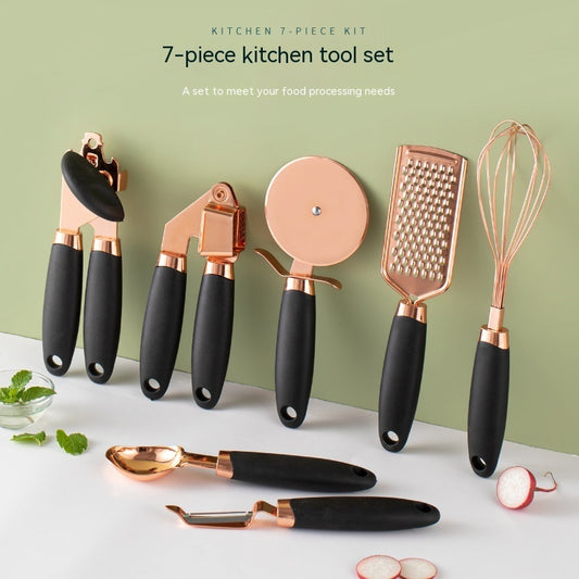 Kitchen Household Peeler Gadget Copper Plating Set - NOMAN STORE LLC