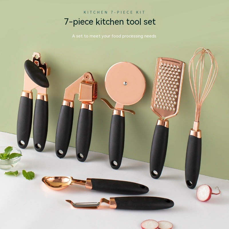 Kitchen Household Peeler Gadget Copper Plating Set 09406359-81ff-4845-a4da-493c3296c81b