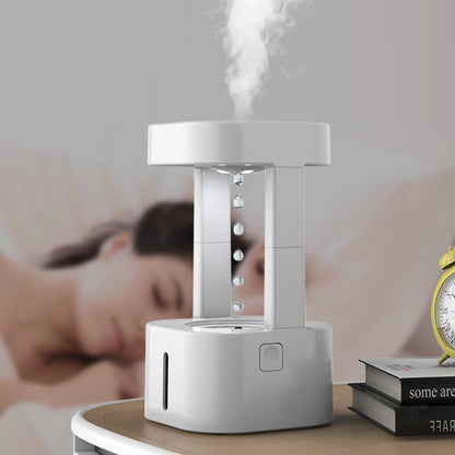 Creative Anti-gravity Water Drop Humidifier Air Conditioning Mist Spray Household Quiet Bedroom Office With 580ML Water Tank - NOMAN STORE LLC
