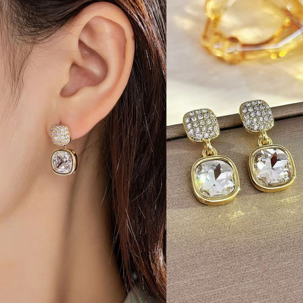 Simple Square Zircon Stud Earrings Ins Light Luxury High-end Women's New All-matching 0b07e20c-4b3e-487f-896f-9f8a0811983e
