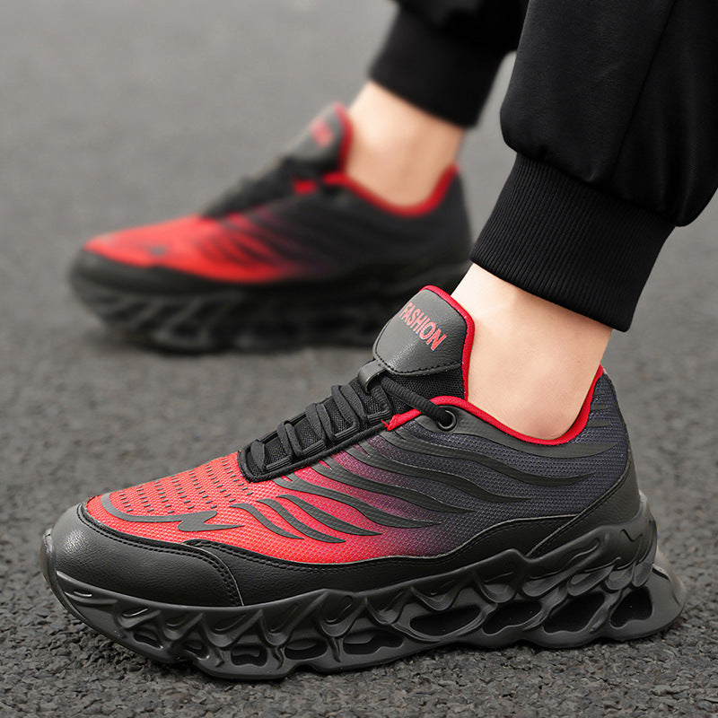 Men's Lace-up Sneakers Thick-soled Daddy Vulcanized Shoes Outdoor Running Sports Casual Shoes 0b8fc9a5-e8f2-42e4-bdca-ae5a28323b63