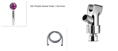 Shower Head Water Saving Flow 360 Degrees Rotating With Small Fan ABS Rain High Pressure Spray Nozzle Bathroom Accessories 0ba4adf6-cd55-4efe-8d17-401b2e22121a