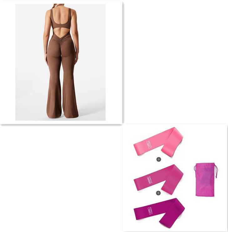 Slim Fit Hip Raise Jumpsuit Sexy Backless Exercise Yoga Clothes 0beaa7a0-1edb-48de-868c-96cb0b73bfee