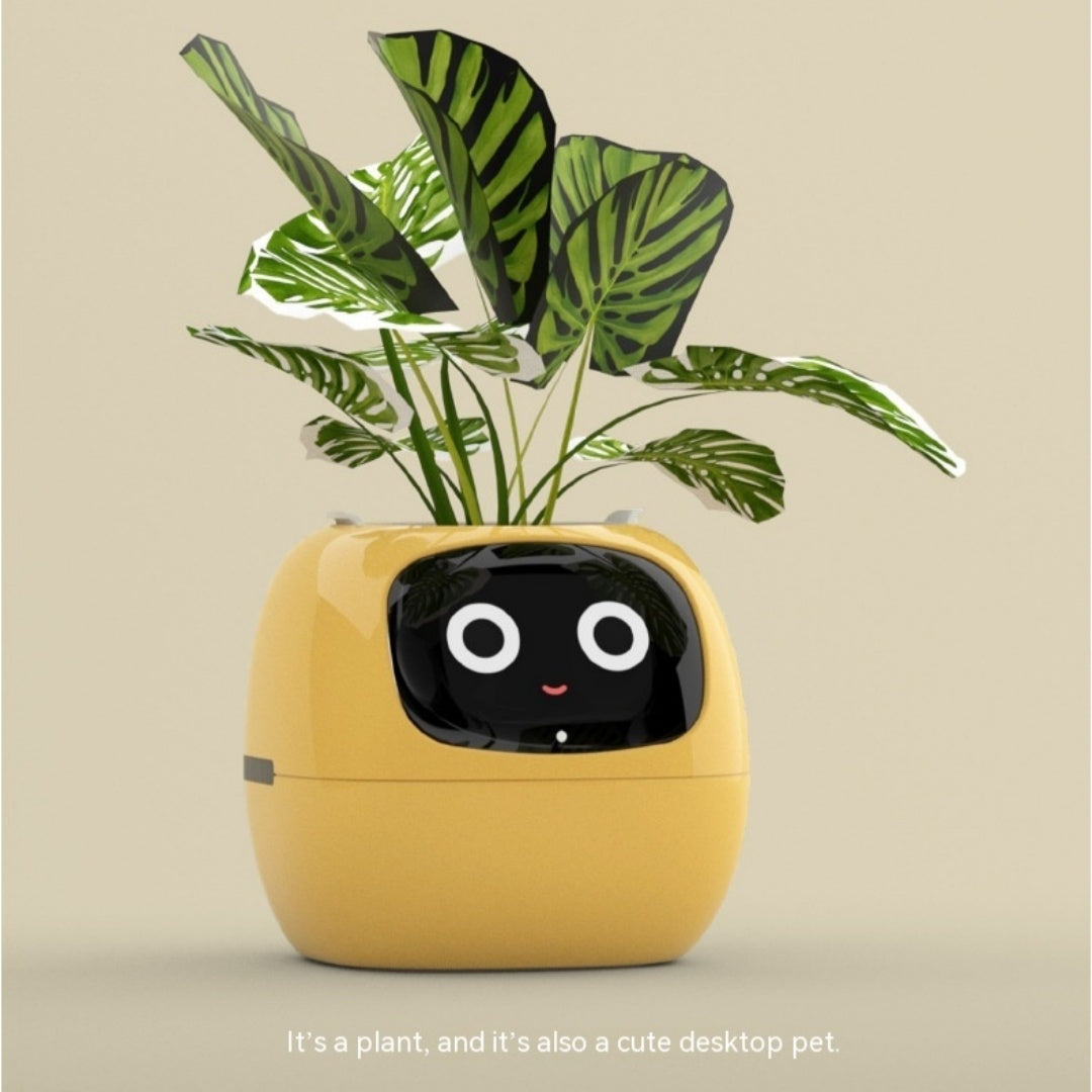 Smart Planter Endless Fun Over 49 Rich Expressions 7 Smart Sensors And AI Chips Make Raising Plants Easy And Fun - NOMAN STORE LLC