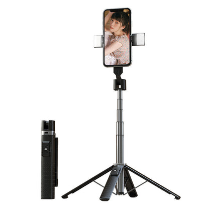 Quadrupod Double Fill Light Mobile Phone Bluetooth-compatible Selfie Stick - NOMAN STORE LLC