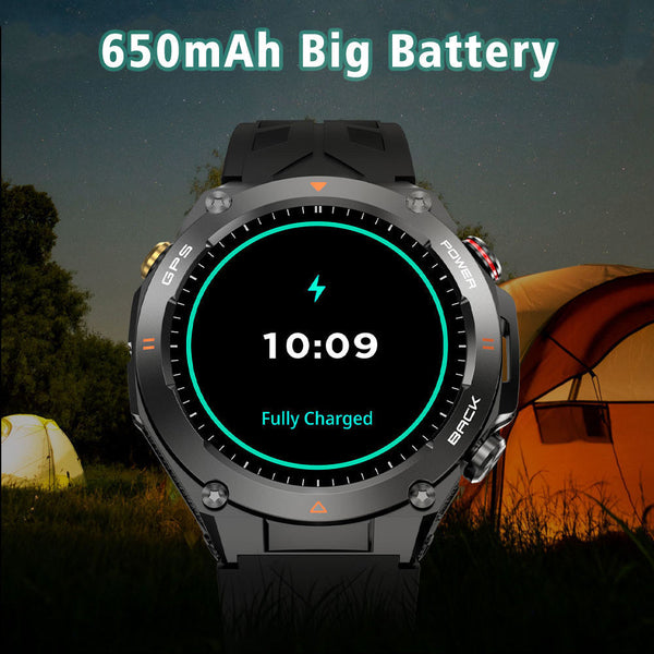 SENBONO GPS Smart Watch Men 1.45'' HD Screen Built-In GPS Altimeter Barometer Compass AI Voice Compatible With Android & IPhone 0f0d245a-58e7-4426-abdc-c8ef4599547a