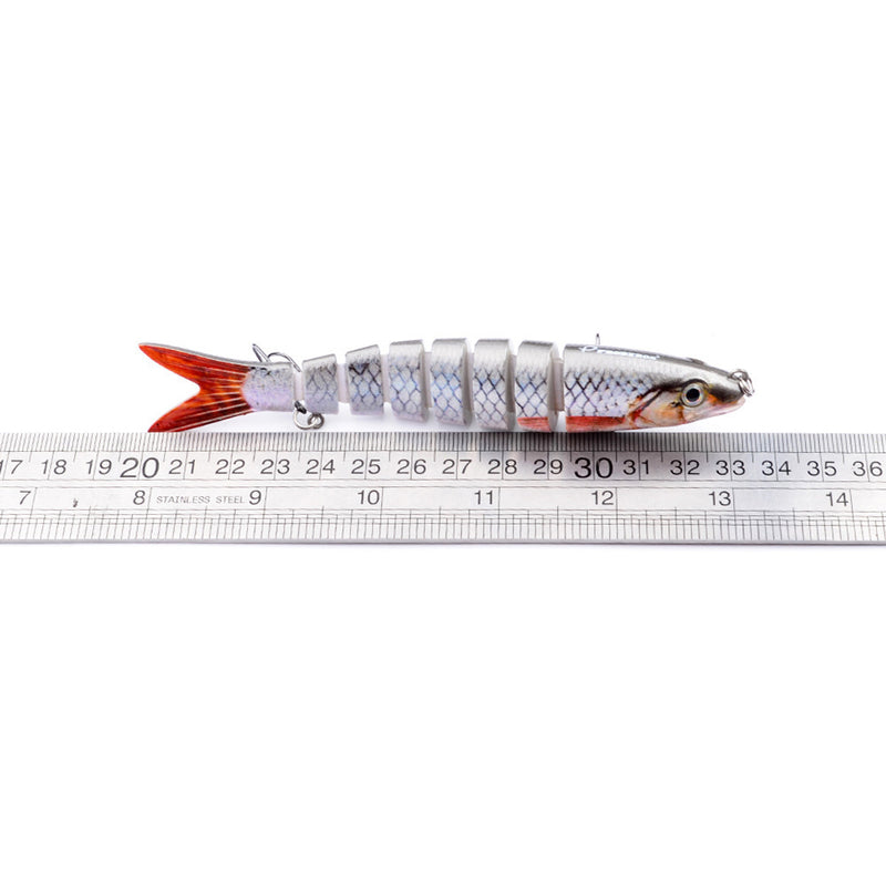 Pike Fishing Lures Artificial Multi Jointed Sections Hard Bait Trolling Pike Carp Fishing Tools 1018007116214