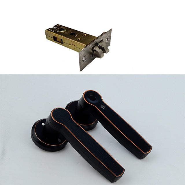 Indoor zinc alloy fingerprint handle lock 1057766965797