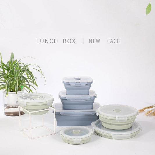 Silicone lunch box - NOMAN STORE LLC