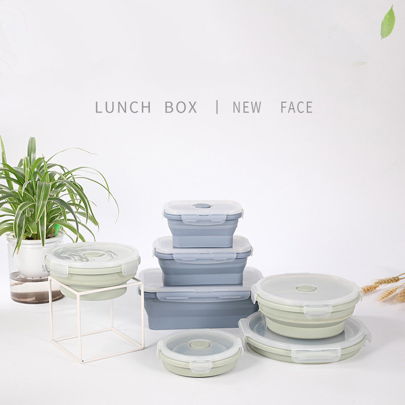 Silicone lunch box - NOMAN STORE LLC