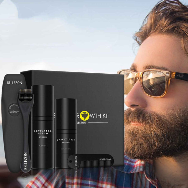 Beard Growth Liquid Beard Care Set 1149278394306