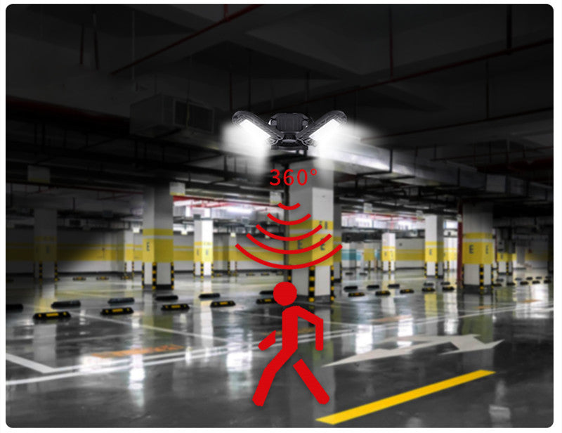 General Deformable Lamp Garage Light Radar Warehouse Industrial Lamp Home Lighting High Intensity - NOMAN STORE LLC