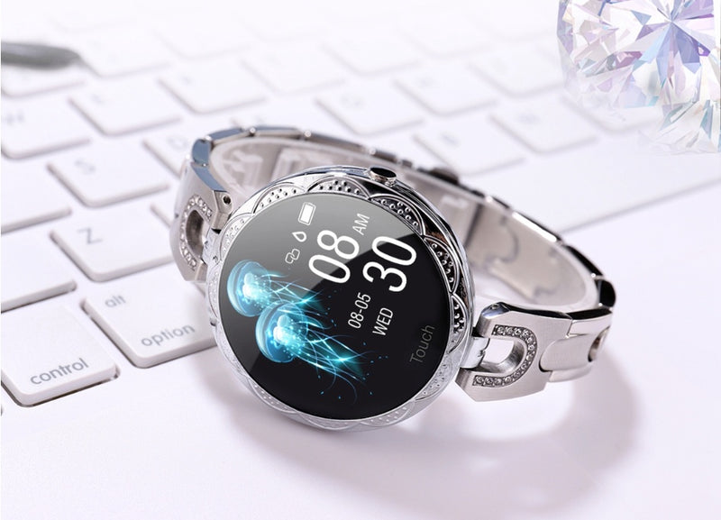 Fashion Women's Smart Watch Waterproof Wearable Device Heart Rate Monitor Sports Smartwatch for Women Ladies 122507542369