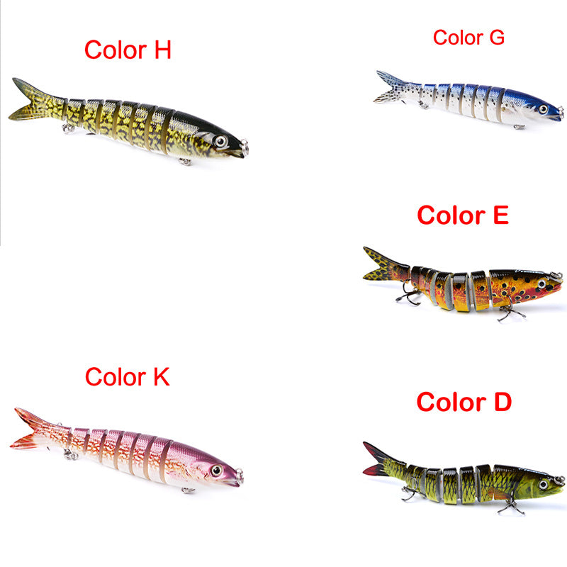 Pike Fishing Lures Artificial Multi Jointed Sections Hard Bait Trolling Pike Carp Fishing Tools 12351175318224