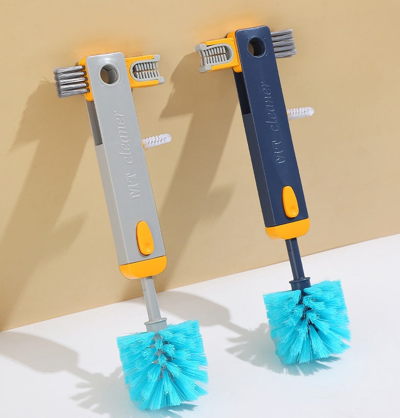 4 in 1 Bottle Cleaning Brush – Multifunctional Cup, Gap & Kitchen Cleaner Tool - NOMAN STORE LLC