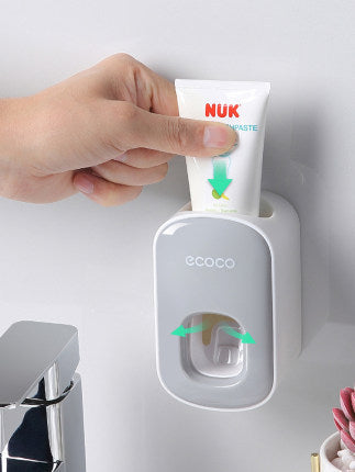 Wall Mounted Automatic Toothpaste Holder Bathroom Accessories Set Dispenser 1288215142482