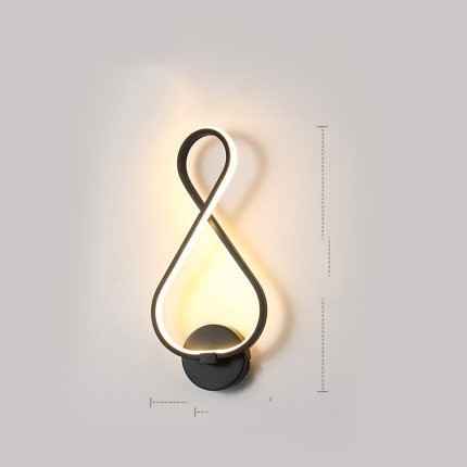 led wall lamp nordic minimalist bedroom bedside lamp 1366093962292