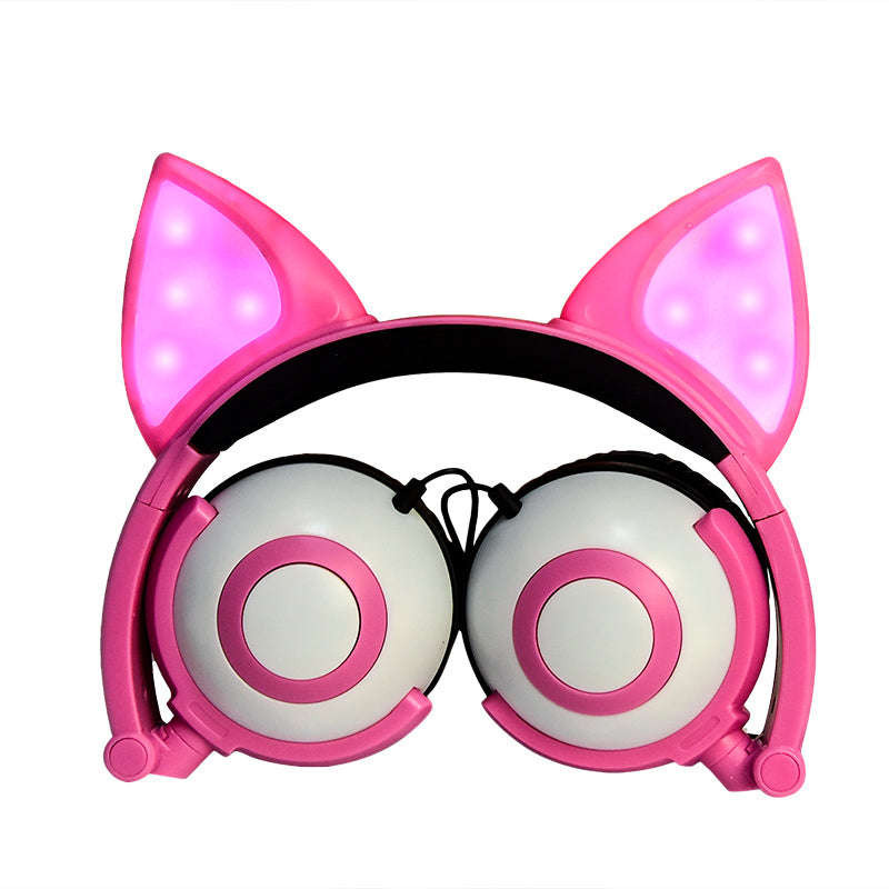 LED flashing cat ear headphones 1442320161622
