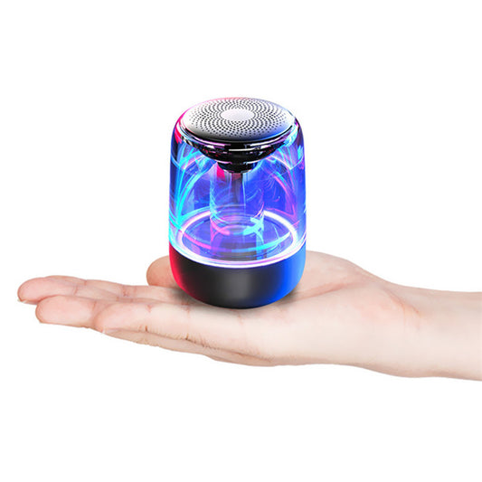 Portable Speakers Bluetooth Column Wireless Bluetooth Speaker Powerful Bass Radio with Variable Color LED Light - NOMAN STORE LLC
