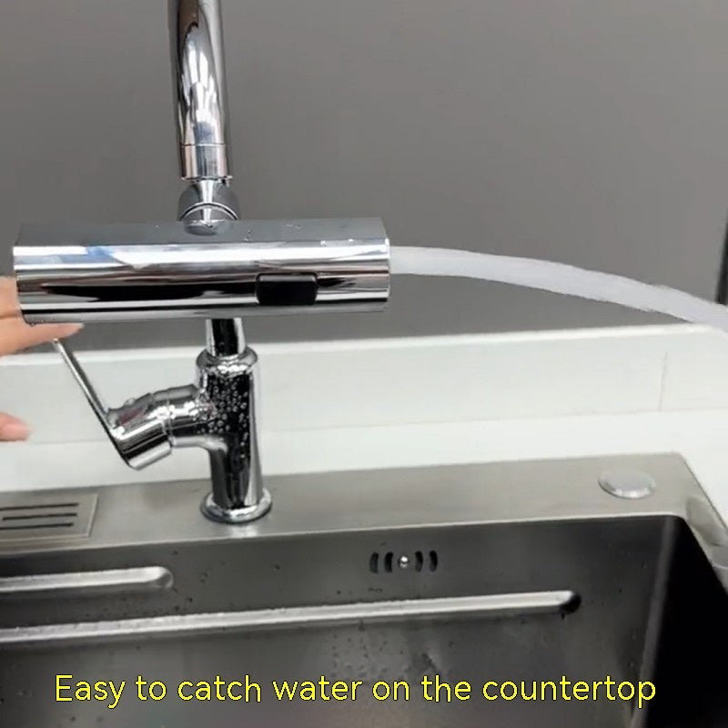 Kitchen Faucet Waterfall Outlet Splash Proof Universal Rotating Bubbler Multifunctional Water Nozzle Extension Kitchen Gadgets 14ba3ecd-d766-4c9b-9ca5-75069e99f2d5_trans