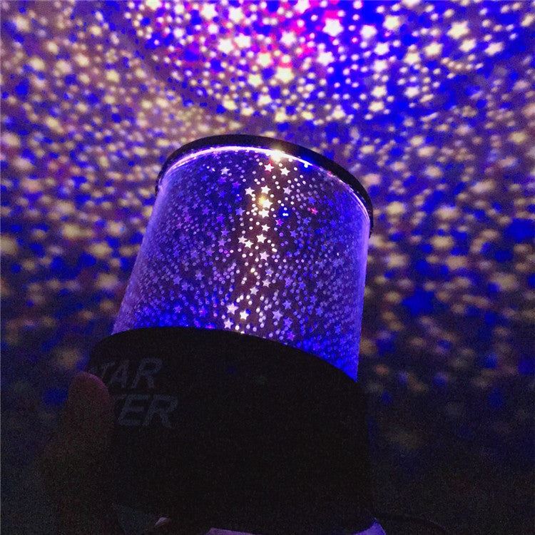 LED Night Light Projector Lamp Colorful Star Light (Random Color) 1508515638782