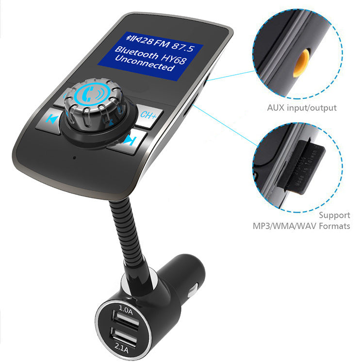 Car Bluetooth Mp3 Car FM Transmitter Car Bluetooth Mp3 Player Card 1611997322097