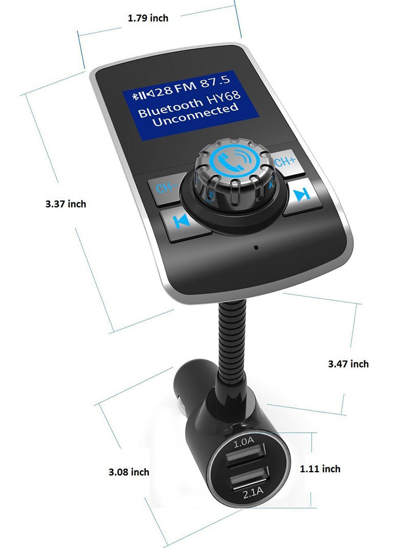 Car Bluetooth Mp3 Car FM Transmitter Car Bluetooth Mp3 Player Card 1611997322106