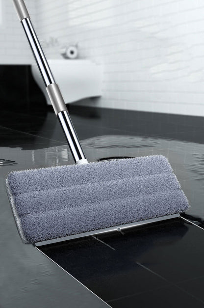 360 Degrees Shaft Rotates Aluminum Alloy Rod Floor Mop and Bucket Set Professional Floor Cleaning System - NOMAN STORE LLC