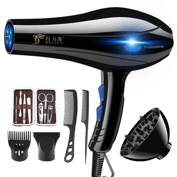 Home Hairdressing High-Power Blue Light Negative Ion Hair Dryer 1613710203312