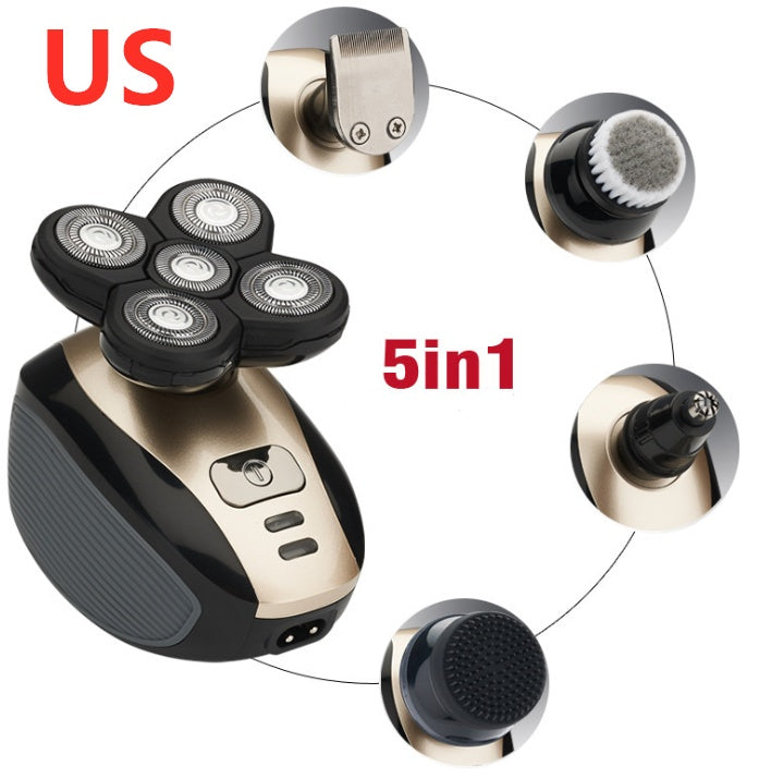 5 In 1 Multifunctional Electric Shaver 5 Blade Razor For Men Shaved Head Rechargeable Shaving Machine Beard Nose Hair Trimmer 1615515460250