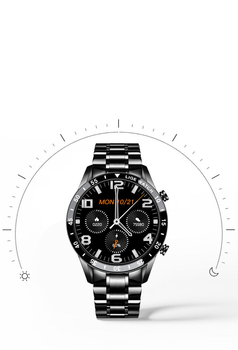 Multifunctional Smart Watch Bluetooth Call Pedometer Blood Pressure And Heart Rate Detection Waterproof Watch 1618380559744