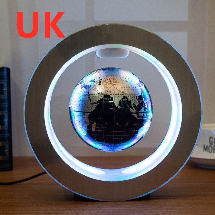 Round LED World Map Floating Globe Magnetic Levitation Light Anti Gravity Magic 1618742078647