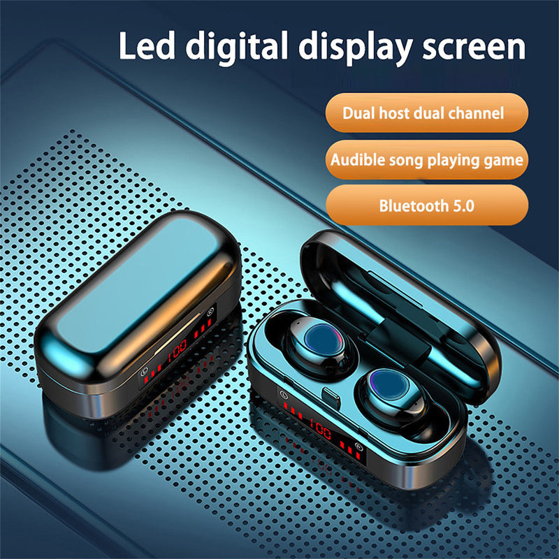 Wireless Bluetooth Touch Headset Mini Binaural Cross Border Tws Battery Display 5.0 1619248530703