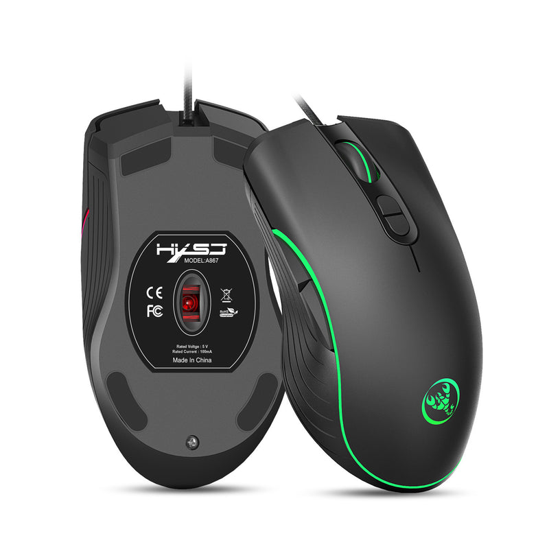 Glowing Gaming Mouse Gaming Wired Mouse 1619500209930