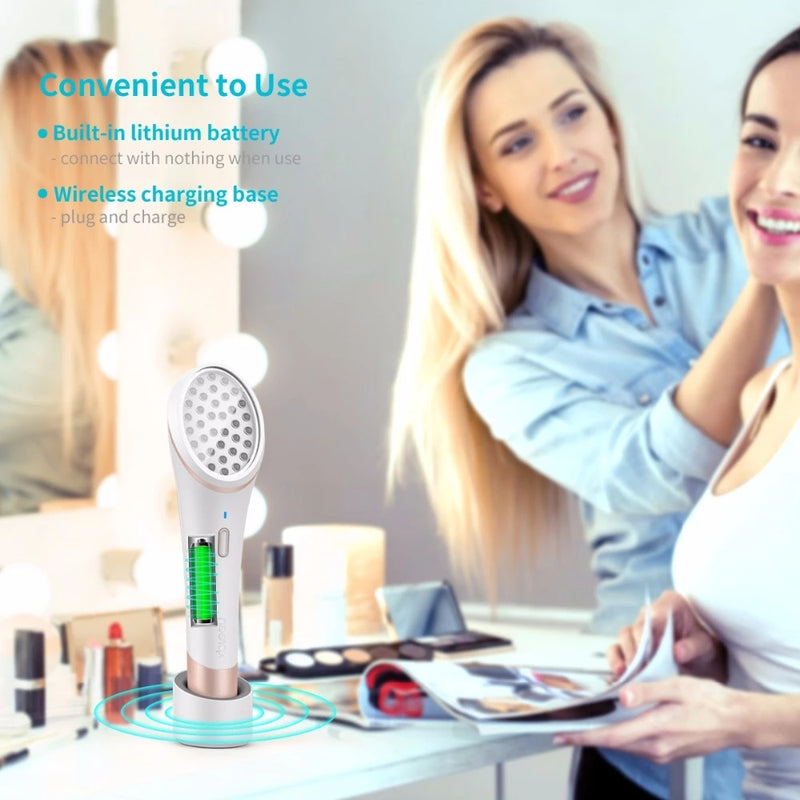 Acne Light Therapy Xpreen Wireless Rechargeable Light Acne Treatment Device Acne Clearing Eraser with Blue Light and Red Light 1619578505177
