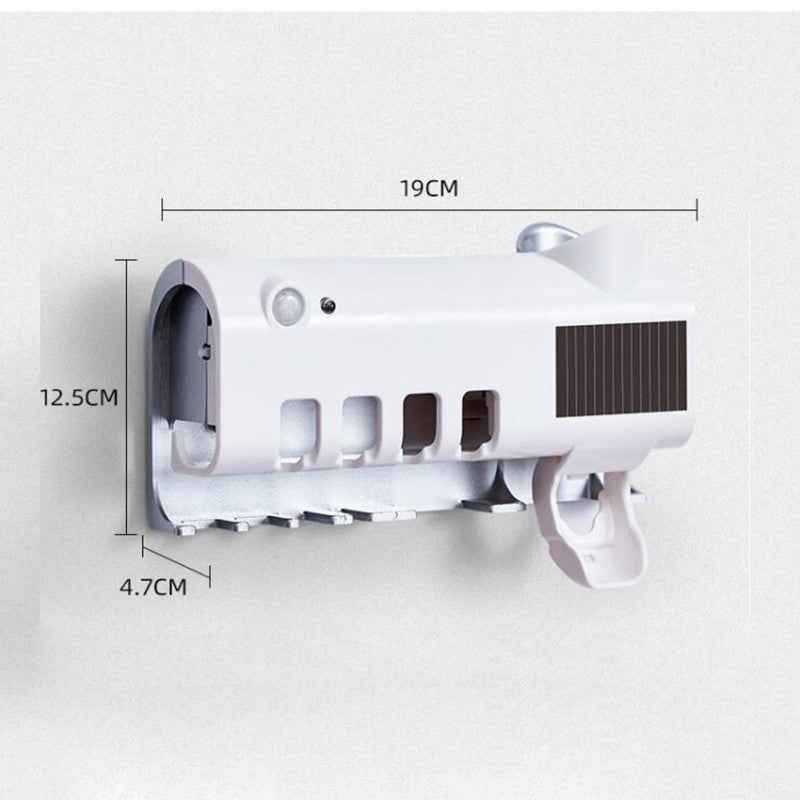 Intelligent UV Toothbrush Sterilizer Automatic Toothpaste Squeezer Toothbrush Toothpaste Rack 1619768153640