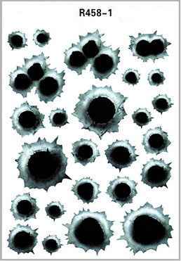 Simulation Bullet Hole Car Sticker, Car Bullet Hole Crack Car Sticker 1621908563750