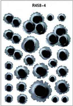 Simulation Bullet Hole Car Sticker, Car Bullet Hole Crack Car Sticker 1621908563754